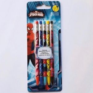 Marvel The Ultimate Spiderman 5 mechanical pencils